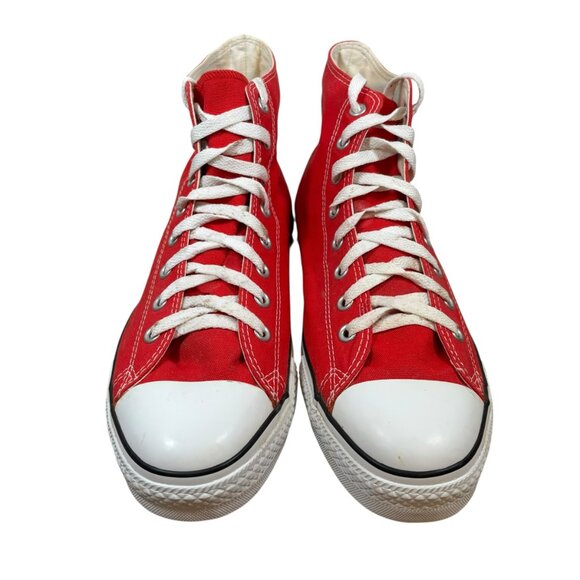 Converse Red All Star Chuck Taylor High Top Sneakers Men's Size 12 - Picture 3 of 8